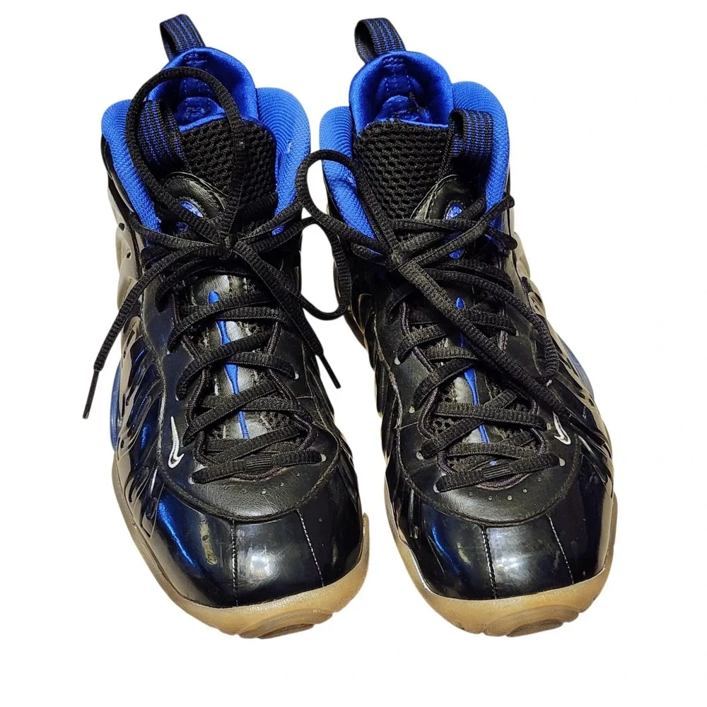 🔥 Nike Little Posite One GS  Space Jam  Color  Black/Blue  Size 7 Youth 2018 🔥